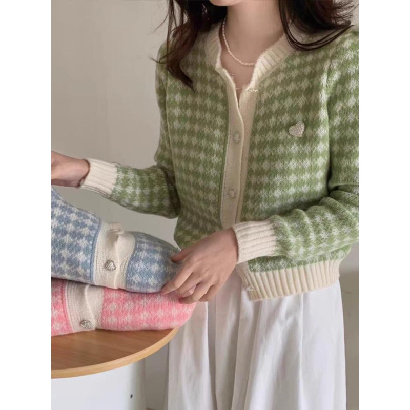 [18decem]เสื้อคลุมไหมพรมถัก คาร์ดิแกน กันหนาว น่ารักสุดๆ