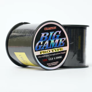 CHAMPION BIG GAME PRO TYPE สายเอ็นตกปลา แชมป์เปี้ยน บิ๊กเกมส์ เอ็นโหลด ขนาด 12-50 ปอนด์ รวมทุกสี