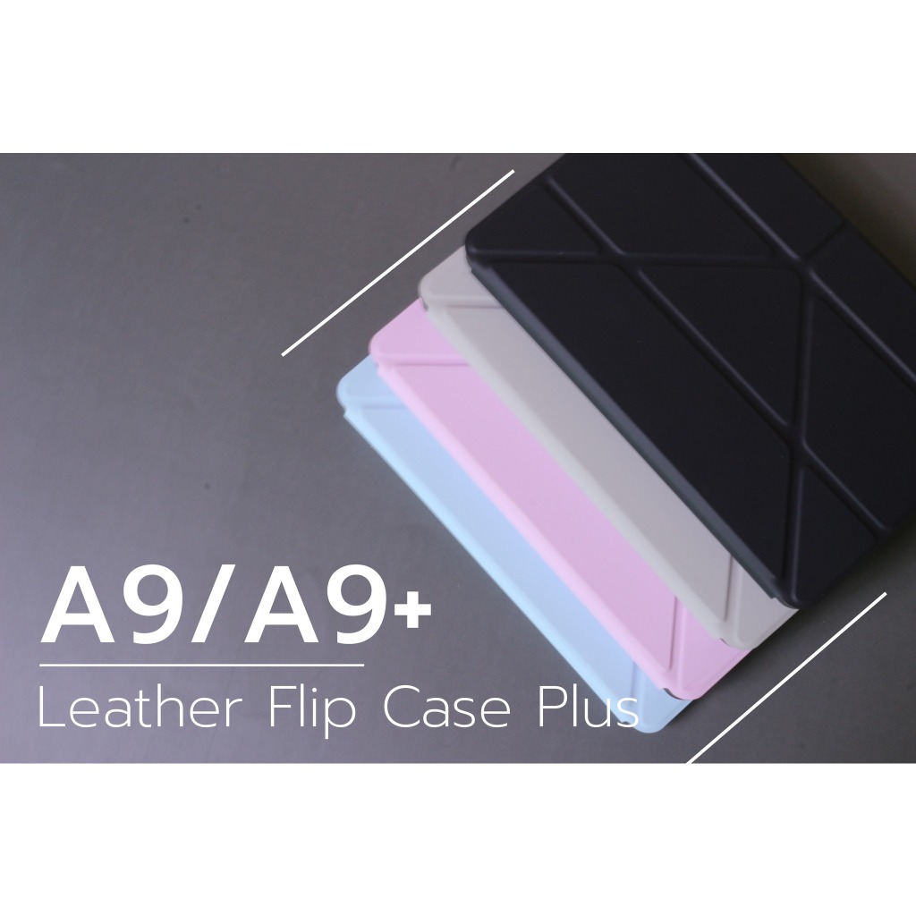 LEATHER FLIP CASE PLUS รุ่น Anti Dirt สำหรับ SAMSUNG TAB A9 และ A9 PLUS