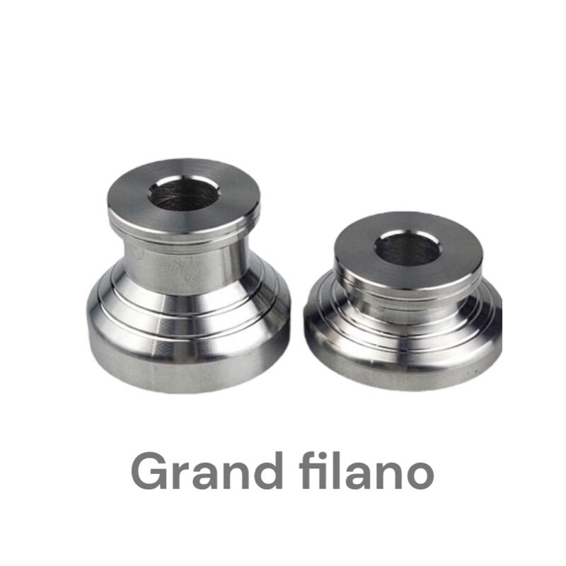 (เซ็ทคู่)แกนล้อหน้าสนามเลส+บูทล้อหน้าเลส Grand Filano Hybrid ฟีราโน่ Yamaha สแตนเลสแท้ 100%