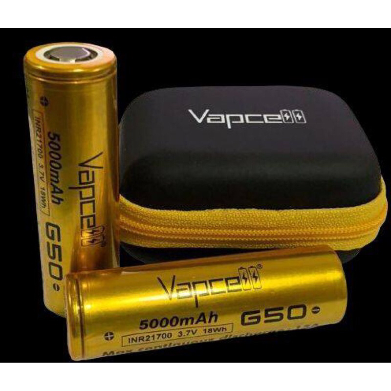 Battery Vapcell G50 21700 5000mah 3.7V 15A