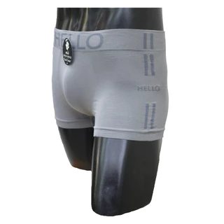 HELLO (ฮัลโหล) HLBS005 กางเกงชั้นในชาย ทรง BOXER ผ้า"SPANDEX" ไร้รอยต่อ ไร้ตะเข็บ ผ้ายืดหยุ่นพิเศษ