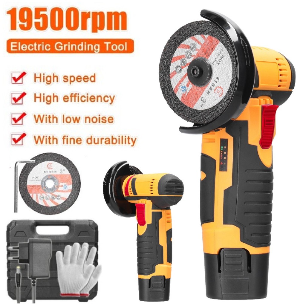พร้อมส่ง 19500rpm เครื่องมือเจียรไฟฟ้ามัลติฟังก์ชั่นมินิเครื่องบดแบบใช้มือถือสำหรับตัดขัดกระเบื้องเซรามิกไม้เหล็กหิน