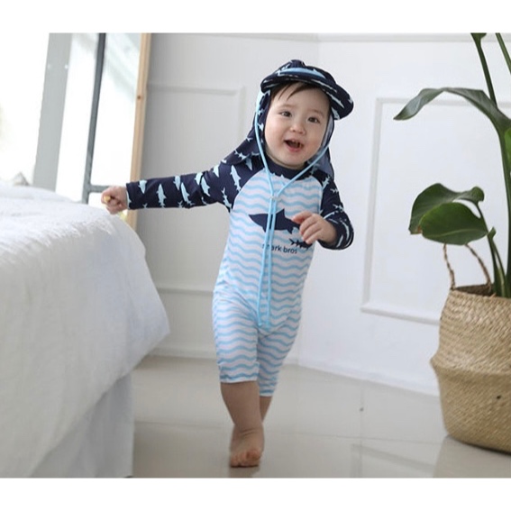 ชุดว่ายน้ำเด็กผู้ชาย (พร้อมส่ง) - รูปที่ 3