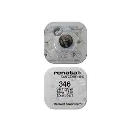 ถ่านกระดุม Renata 346 SR712SW 712 1.55V Swiss Made ของแท้ จำหน่ายแบ่งขาย