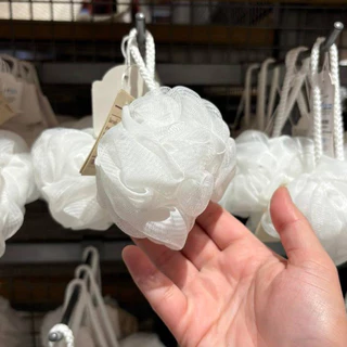 MUJI 🛁 ฟองน้ำ อาบน้ำ ใยขัดตัว ตาข่าย ตีฟอง Foaming Net Ball มูจิ ของแท้