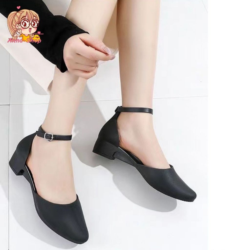 annacny รองเท้ายางคัชชู มาใหม่ 🩰 รุ่นรัดส้น รองเท้าแฟชั่น แบบซิลิโคน 💗 ยืดหยุ่น ไม่กัดเท้า T241 - รูปที่ 6