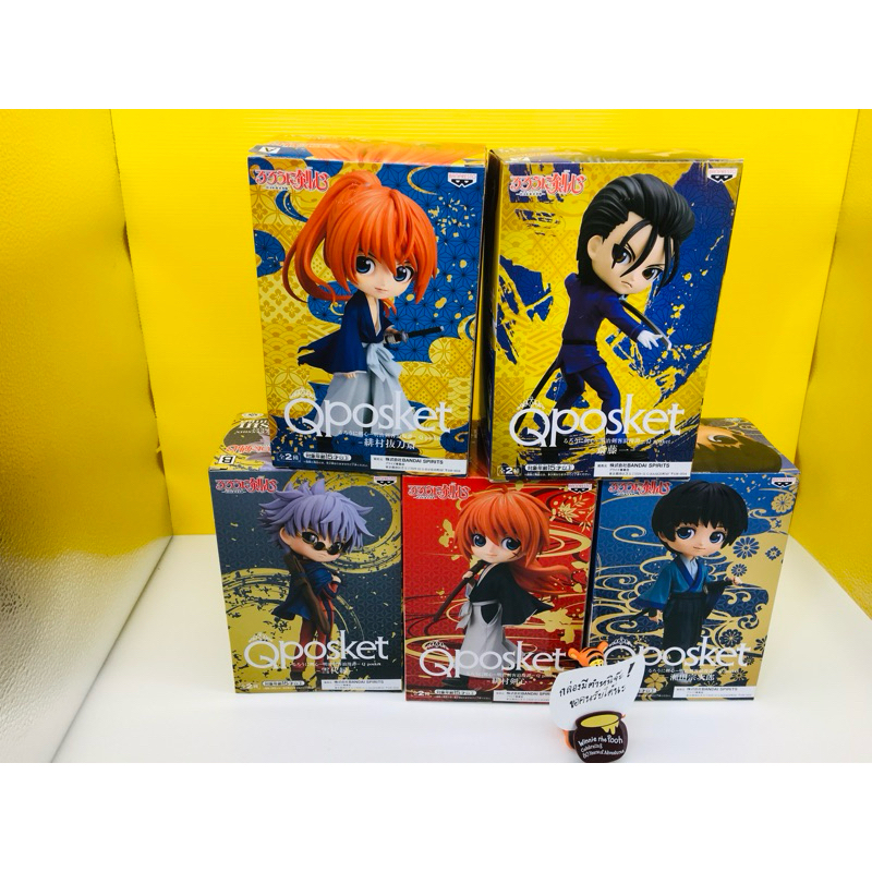 ( แท้ / มือ 1-2 / มีกล่องตามรูป) Qposket Rurouni Kenshin ซามูไรพเนจร พร้อมส่งค่ะ