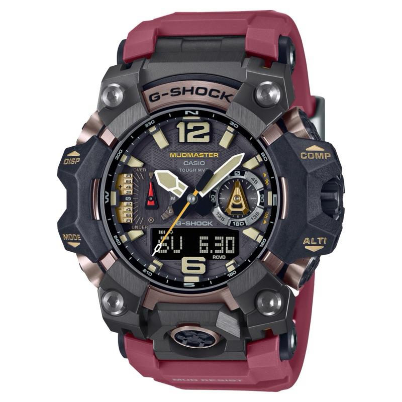 Casio G-Shock นาฬิกาข้อมือผู้ชาย สายเรซิน รุ่น GWG-B1000-1A4 / สีแดง
