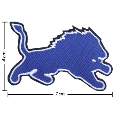 Detroit Lions ดีทรอยต์ ไลอ้อนส์ อาร์มปักอเมริกันฟุตบอล NFL ตัวรีดติดเสื้อ อาร์มรีดติดเสื้อ อาร์มแฟชั่น