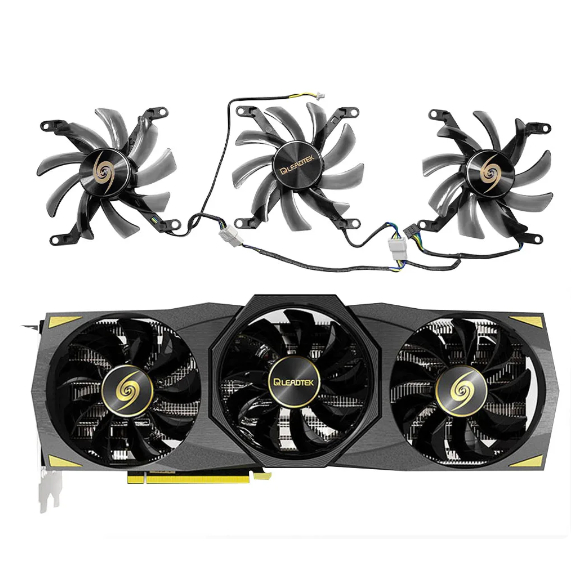 (PART) อะไหล่พัดลมการ์ดจอ สำหรับ Leadtek RTX 3070ti 3080 3080ti 3090 WinFast มือสอง