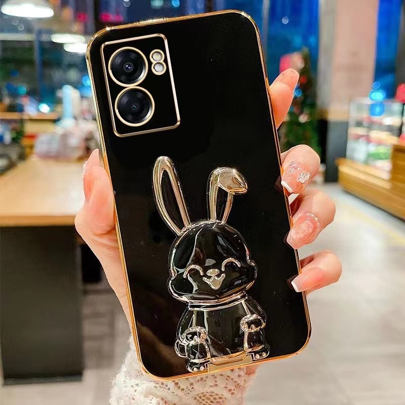 เคสTPU ขอบตรง ลายกระต่าย สำหรับ Oppo A57 A77 A77S A57 4G เคสขาตั้ง ออปโป้ A77S A57 5G ราคา ถูกที่สุด ดีลบีเคเค แกลเลอรีภาพที่ 7