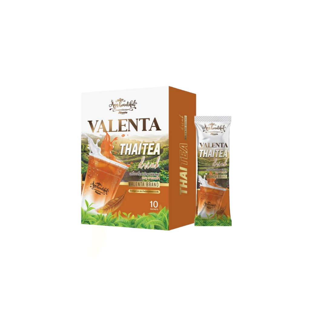 Valenta Thai Tea วาเลนต้า ชาไทย 1 กล่อง 10 ซอง