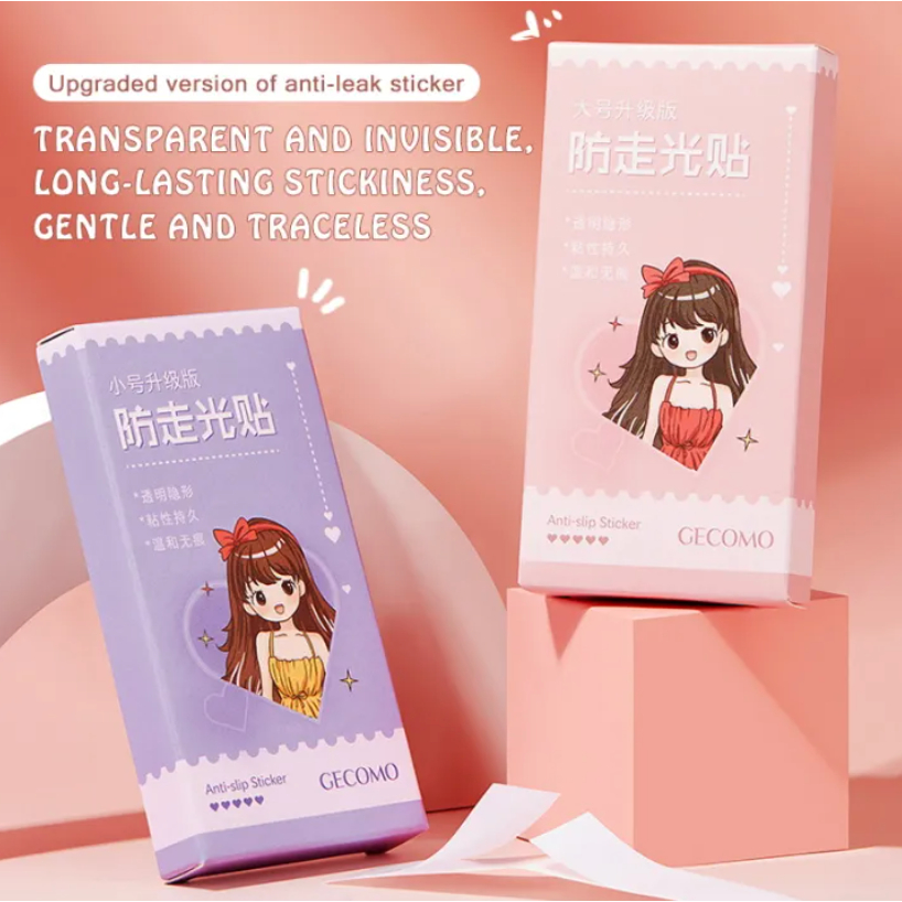 GECOMO เทปติดเสื้อคอลึก ติดปกเสื้อ กันสายเดี่ยวหลุด Invisible Tape 36ชิ้น