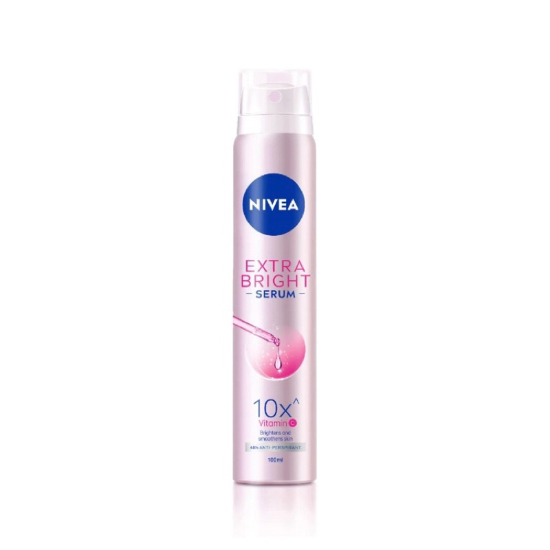 NIVEA Extra Bright Serum Spray 100 ML นีเวีย สเปรย์ระงับกลิ่นกาย