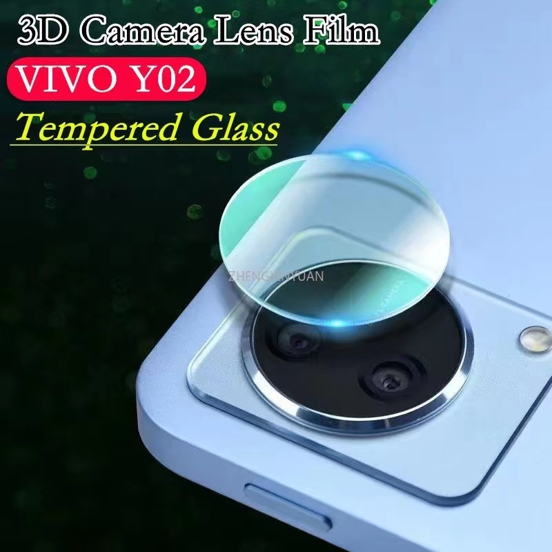ฟิล์มกระจกเลนส์กล้อง Vivo Y02 / Y02T / Y02A  ฟิล์มกระจกเลนส์กล้อง ปกป้องกล้องถ่ายรูป