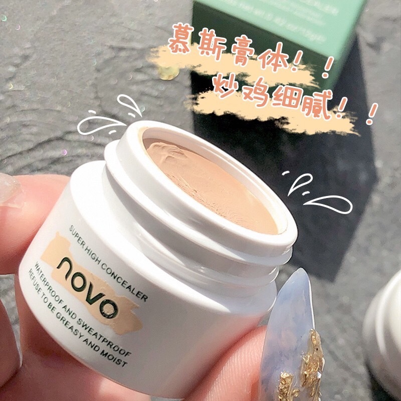 novo 5373 NOVO HD Brightening Concealer โนโว คอนซิลเลอร์ ปกปิด จุดด่างดำ รอยฝ้า กันน้ำ