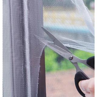 มุ้งตาข่ายป้องกันยุงและแมลง สำหรับติดหน้าต่าง ขนาด130 ซม.x150 ซม DIY พร้อมเทปกาว LG-E002