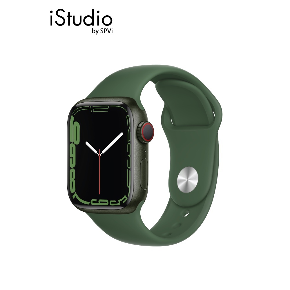 Apple Watch Series 7 GPS+Cellular Aluminium สาย Sport Band (พร้อมฟิล์มกันรอย) I iStudio by SPVi