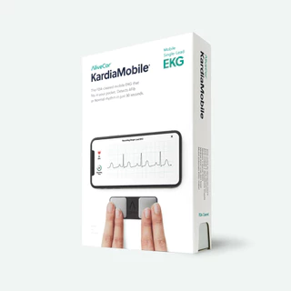 AliveCor KardiaMobile (1-Lead) เครื่องตรวจคลื่นไฟฟ้าหัวใจ EKG แบบพกพา เชื่อมต่อสมาร์ทโฟน