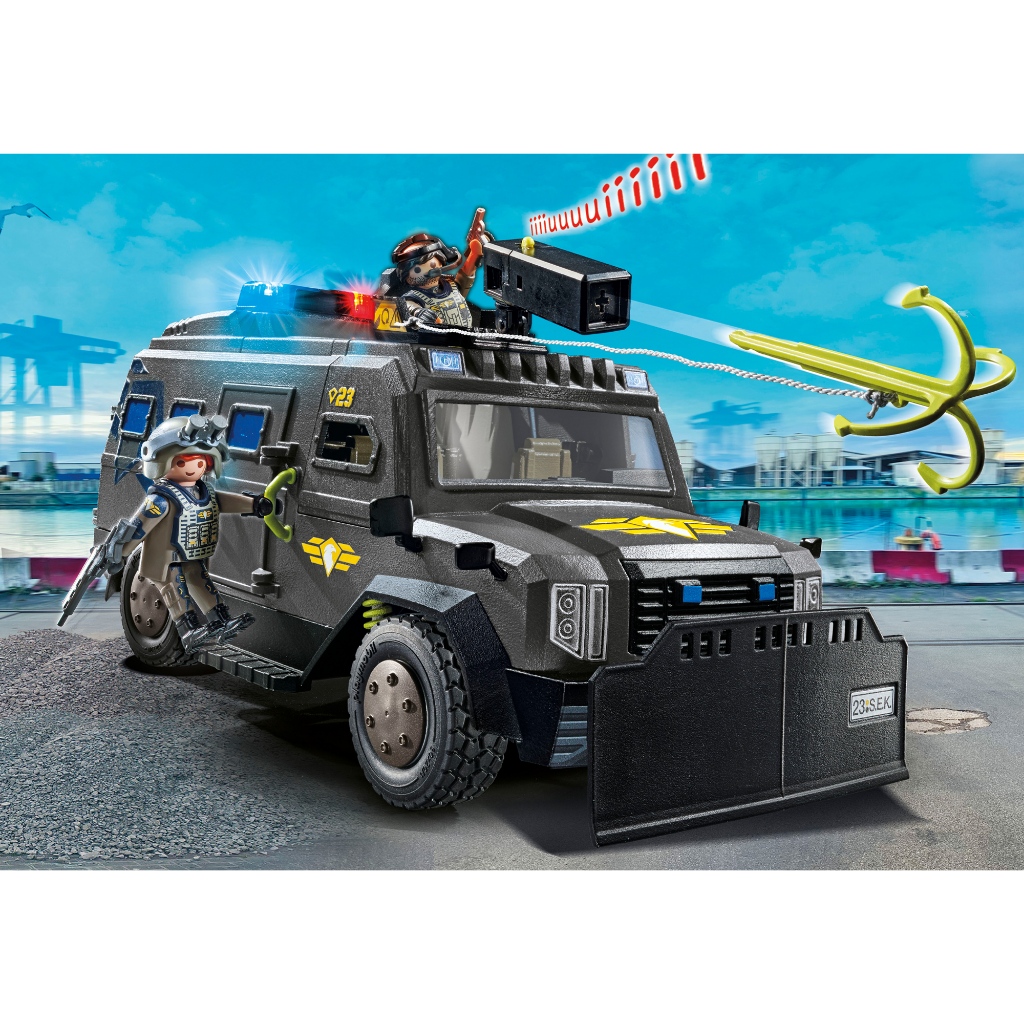 Playmobil 71144 Tactical Unit - All-Terrain Vehicle แอคชั่นฟิกเกอร์ SWAT รถหุ้มเกราะ