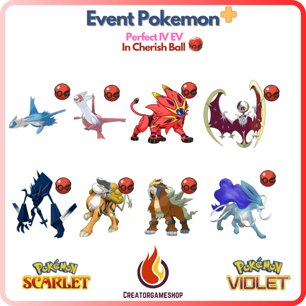 Pokemon Scarlet and Violet Event Legendary Pokemon 6