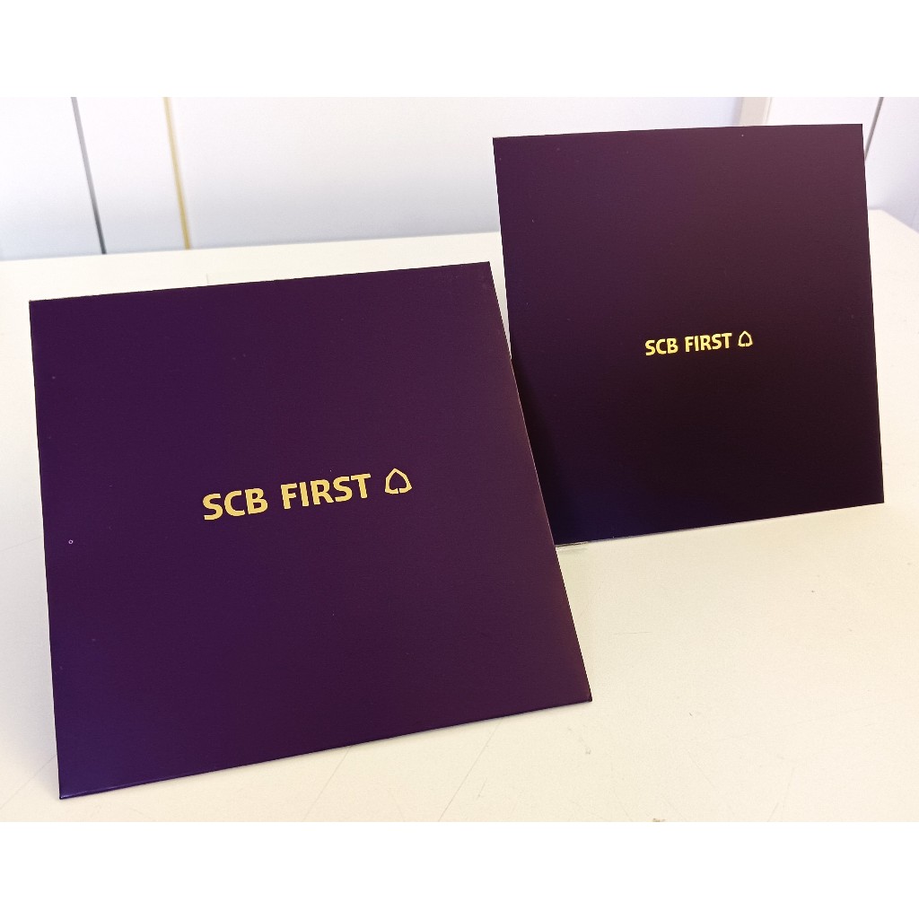 💜🎀SCB FIRST🎀💜 Happy New Year Card 2024 การ์ดปีใหม่ 2567: ของสะสม 🎀ของพรีเมี่ยมธนาคาร🎀