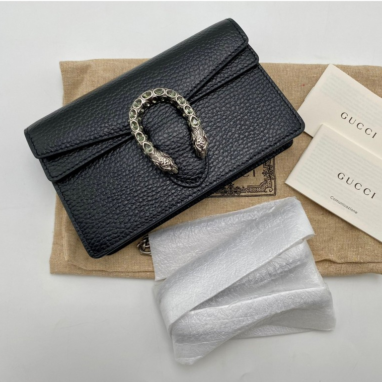 Gucci Dionysus leather super mini bag *กรุณาทักแชทสอบถาม เพื่อเช็คสต็อคก่อนกดสั่งนะคะ*