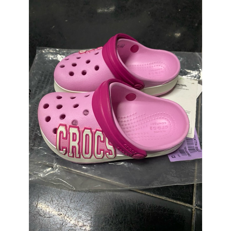 รองเท้าแตะเด็ก Crocs(C8)แท้100% มือ2 สภาพมือ1