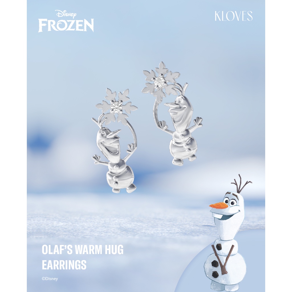 KLOVES - Disney Frozen Collection - Olaf's Warm Hug Earrings