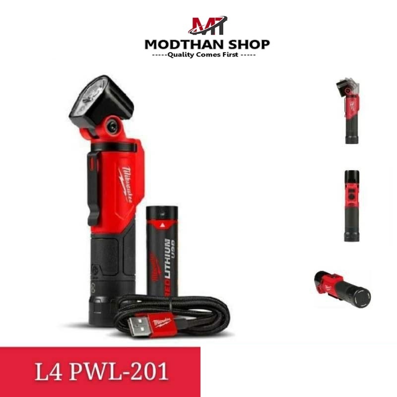 ไฟส่อง แบบแกนหมุน MILWAUKEE L4 PWL-301 ไฟส่องสว่าง LED มิววอคกี้ ของแท้ 100%