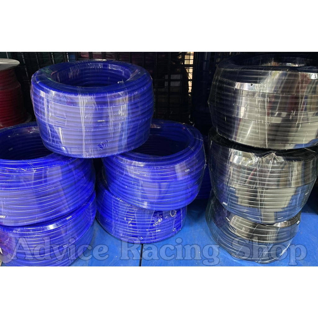 "พร้อมส่ง"50เมตร สายลมวัดบูส สายลมซิลิโคน ท่อลมซิลิโคน SAMCO ขนาด 4 mm ยกม้วน 50 เมตร
