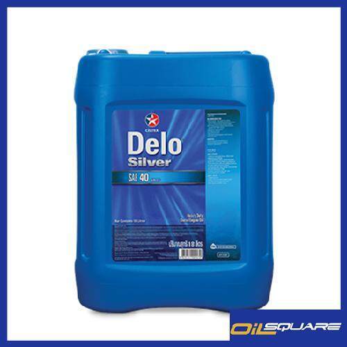 น้ำมันเครื่อง ดีเซล เกรดธรรมดา Delo Silver SAE40, 15W-40, 20W-50 ขนาด 18 ลิตร l Oilsquare