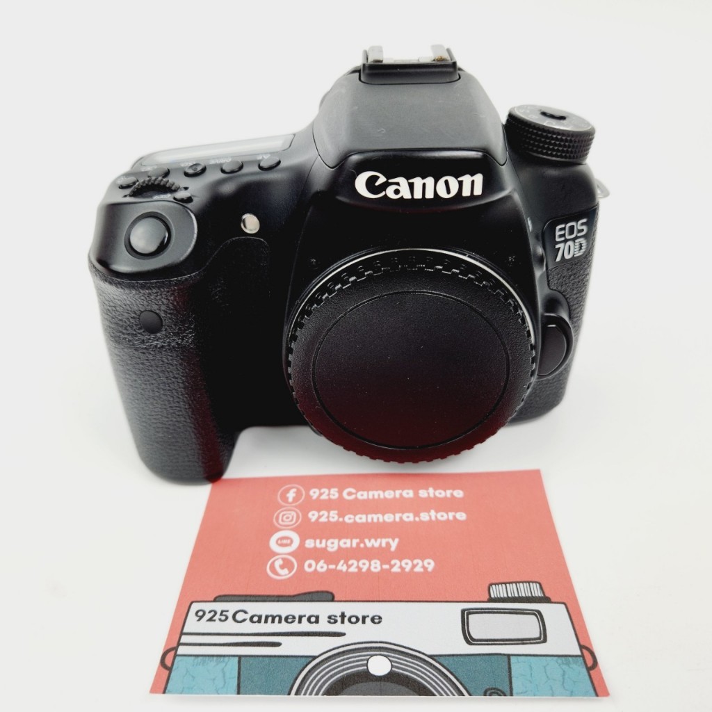 แคนนอน EOS 70D กล้อง DSLR พร้อม WiFi 20.2MP Full HD Touch Screen