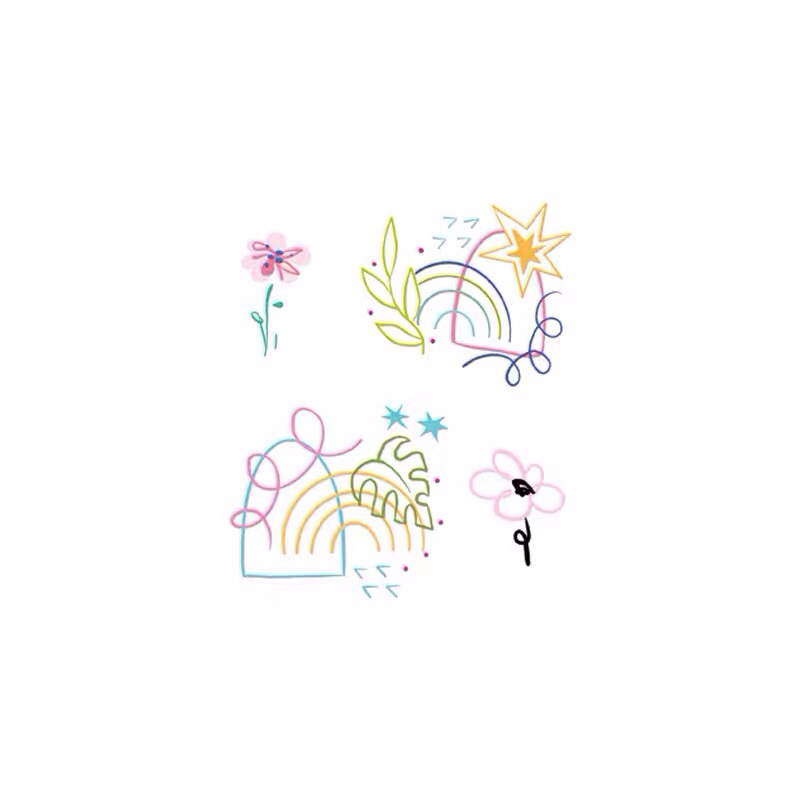 Tattoo 4ลาย size10.5x12 cm พร้อมส่ง🇹🇭