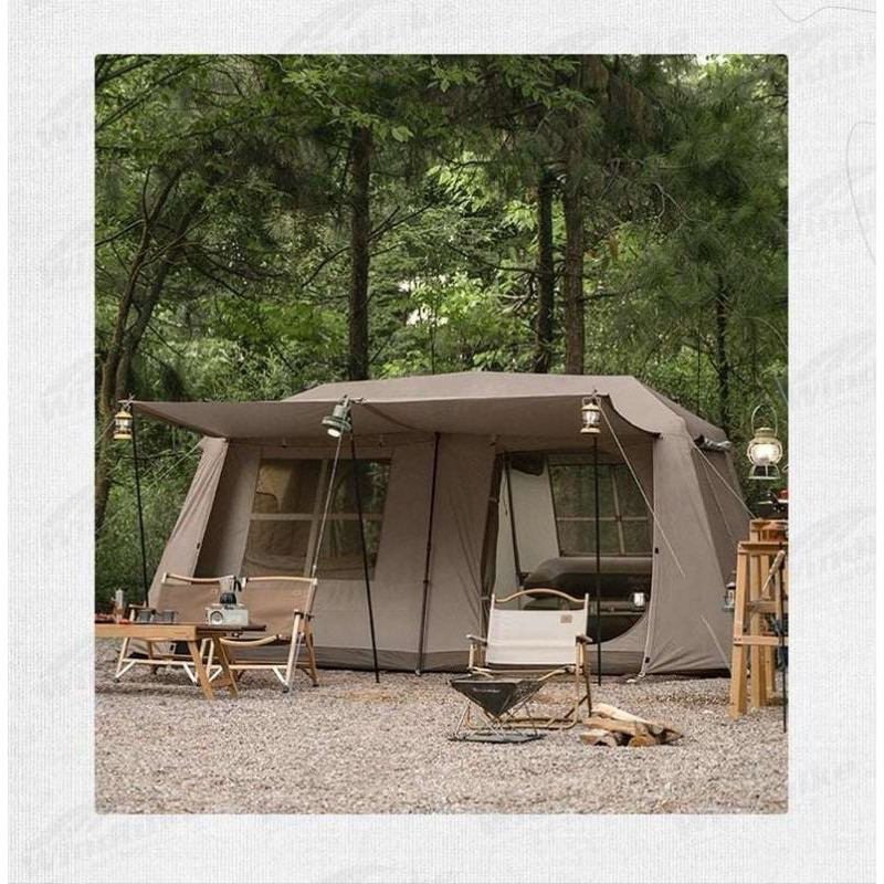 Naturehike Village 13 เต็นท์บ้านออโต้ 2ห้องนอน 1ห้องนั่งเล่น กางอัตโนมัติ
