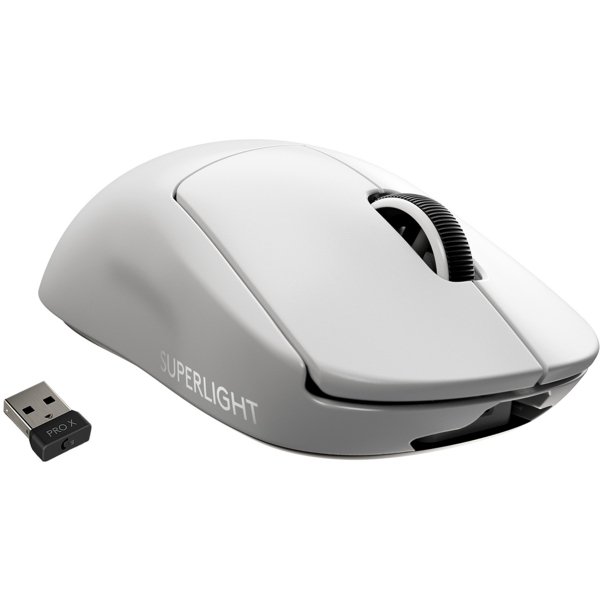 Logitech G PRO X SUPERLIGHT Mouse wireless White 910-005944