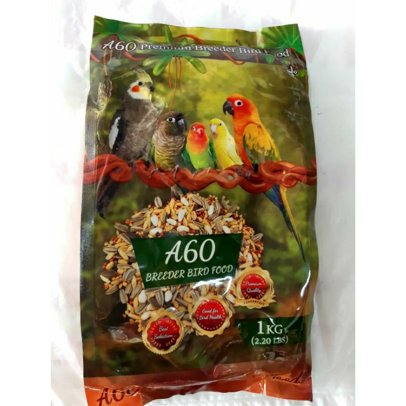 อาหารนกแก้วเล็ก13อย่างA60เกรดพรีเมี่ยม 1kg