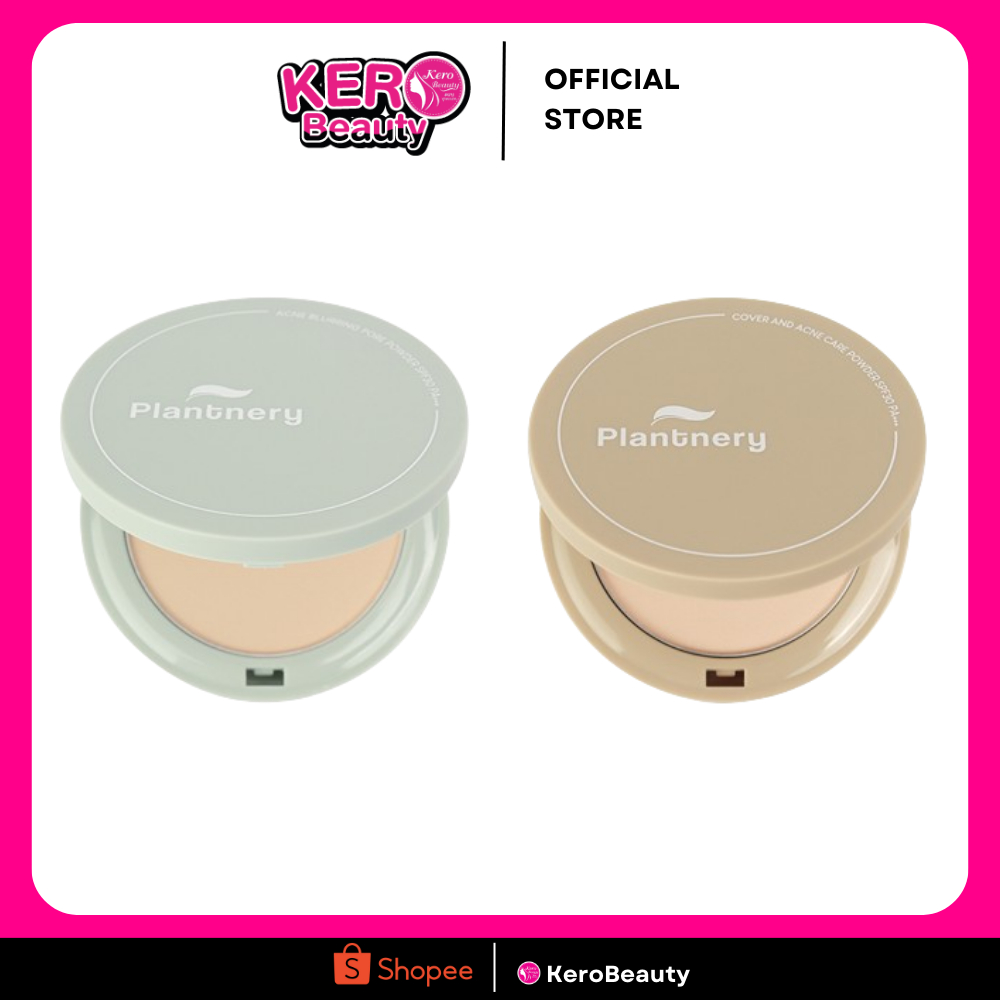 Plantnery Cover And Acne Care Powder แป้งกลบสิวแพลนเนอร์รี่ / Plantnery Acne Blurring Pore Powder แป้งเบลอผิวแพลนเนอรรี่