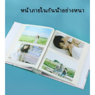 🌸อัลบั้มเก็บรูป 4x6 นิ้ว (4R)🌸 พร้อมซองเก็บแบบแข็ง เก็บได้ 200 รูป อัลบั้มรูป อัลบั้มการ์ด โปสการ์ด อัลบั้ม แบบสอด 4*6 น