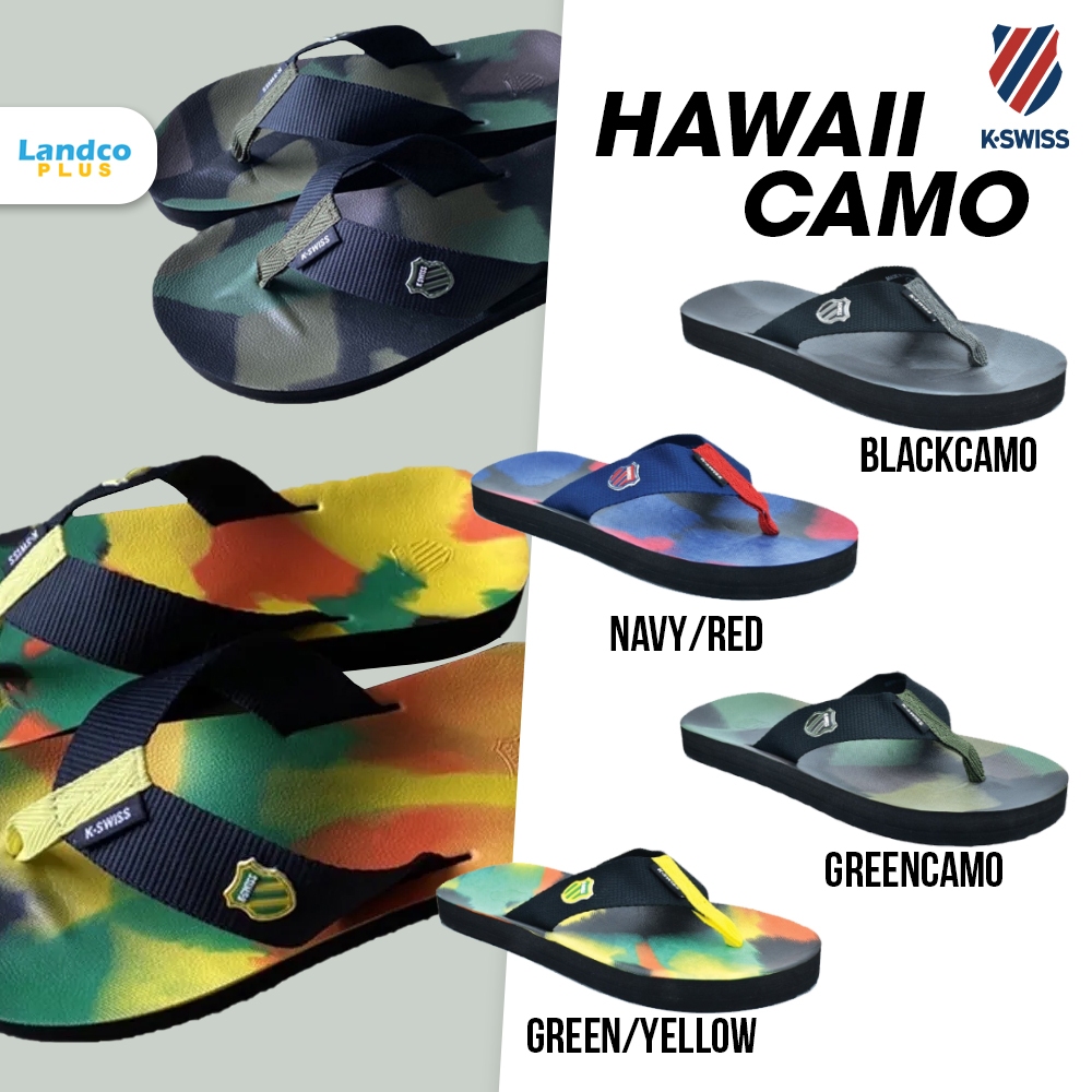 K-Swiss Collection เคสวิส รองเท้าแตะ รองเท้าหูหนีบ M Hawaii-Camo SDID221001M (295)