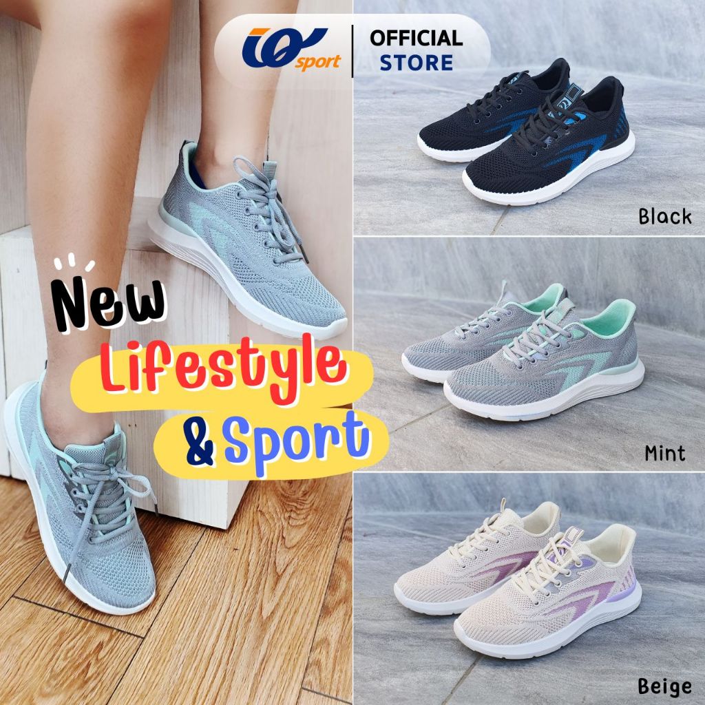 IQ SPORT รองเท้าผ้าใบผู้หญิง (Lifestyle) รหัสPY6-AN2518L