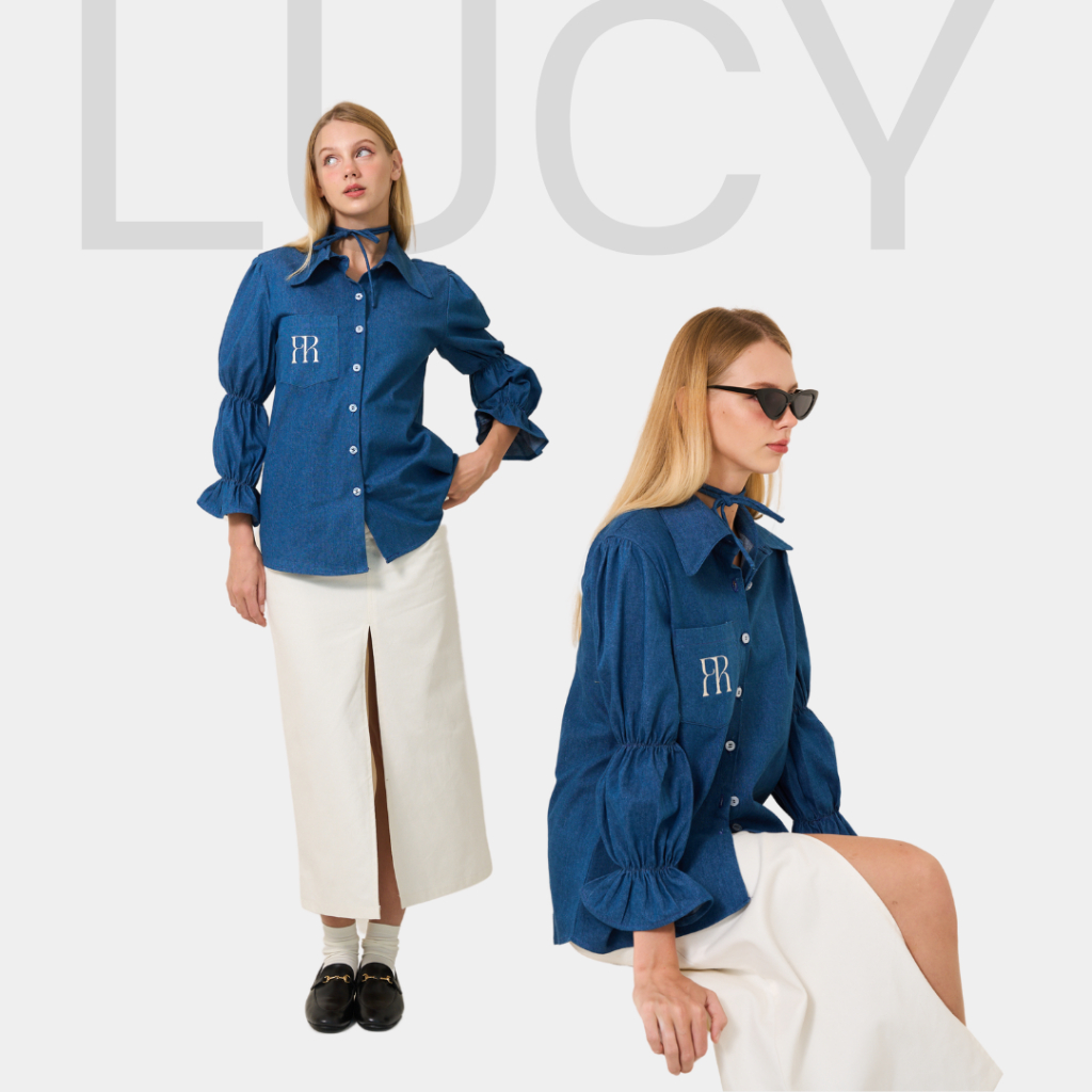 FERRIN.BKK - Lucy Shirt เชิ้ตยีนส์ (พร้อมส่ง)