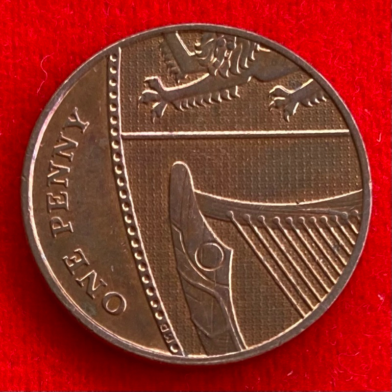 🇬🇧 เหรียญอังกฤษ​​ United Kingdom 1 penny ปี 2009 เหรียญต่างประเทศ