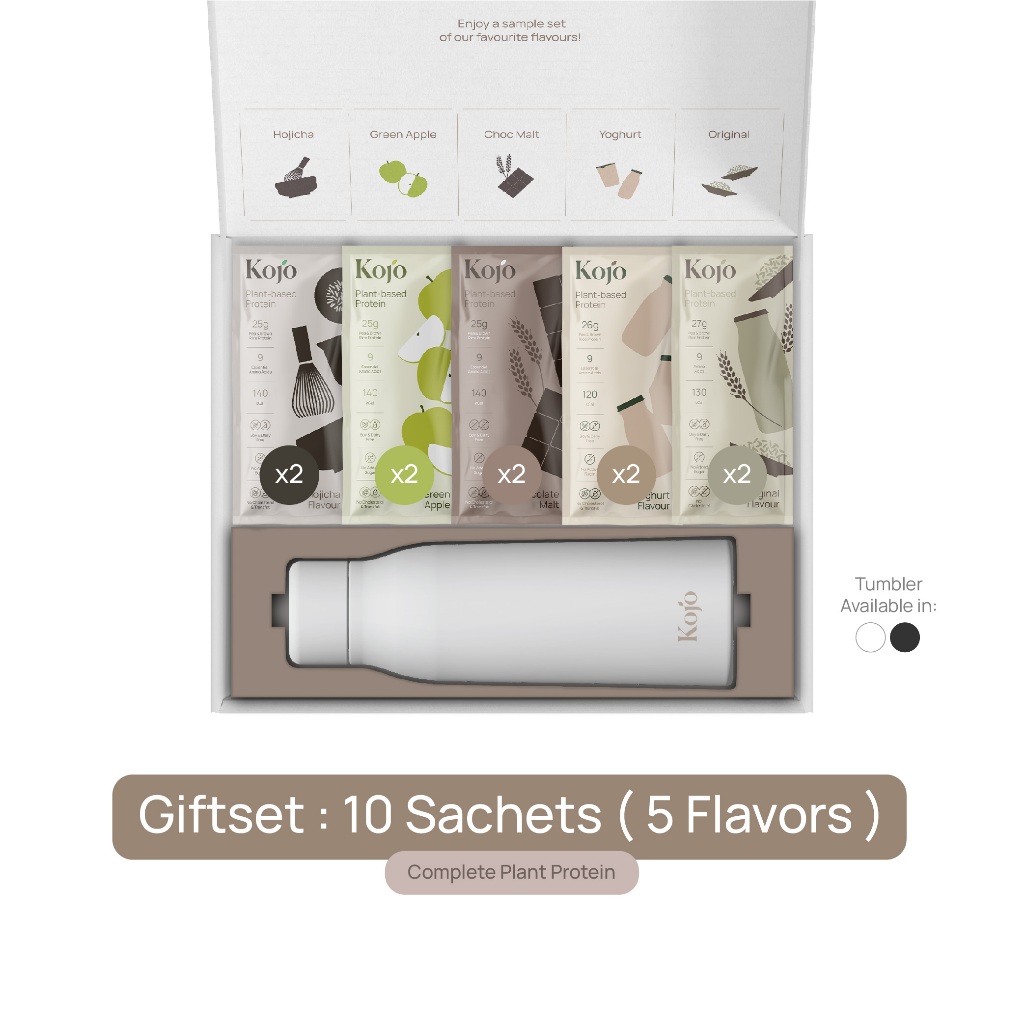 Kojo Plant Based Lifestyle Gift set big: Kojo เซ็ทพิเศษกล่องใหญ่ (ครบทุกรส รวมรสใหม่)