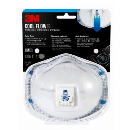 3M 8577  P95 หน้ากากกรองอนุภาค กรองฝุ่น ODOR RELIEF 1ชิ้น [11338]