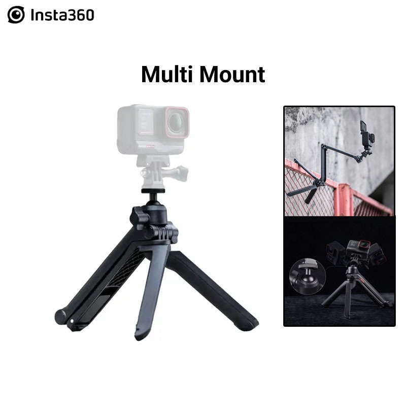 Insta360 Multi Mount 3-way Grip Selfie Stick Tripod Magic Arm Ball Joint Mantis For insta360 ONE X3 X4 ACE/ACE PRO GO 3