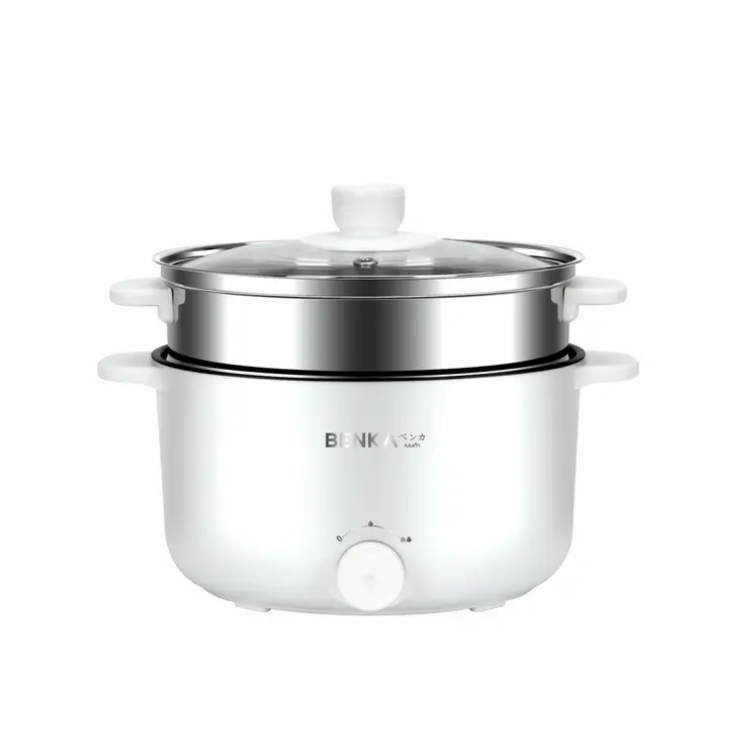 BENKA หม้ออเนกประสงค์ ขนาด 3L รุ่น DFFW-009 สีขาว