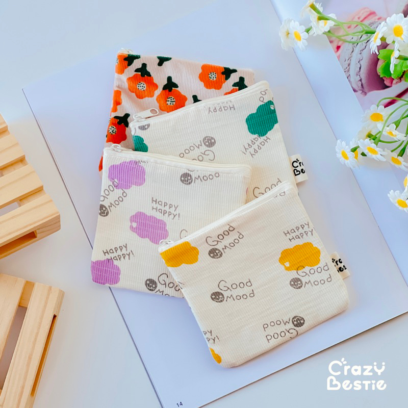 Crazy Bestie🍒กระเป๋าสตางค์ใส่เหรียญและบัตร (CB82)