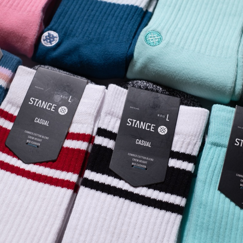 ถุงเท้า STANCE (ลายใหม่) (ถูกที่สุดในประเทศไทย ) สเก็ตบอร์ด , ถุงเท้าแฟชั่น , ถุงเท้าบาส